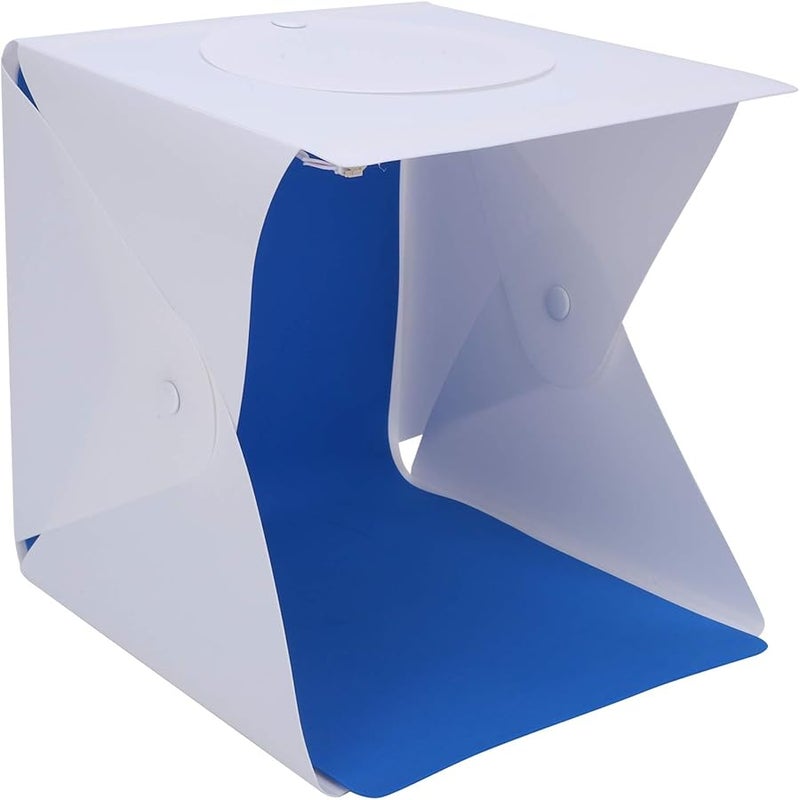 20 سم صندوق التصوير المحمول الناعم مع 6 خلفيات ملونة و10 مستويات إضاءة و40 مصباح LED - Image 3